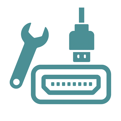 HDMI‑Port‑Reparatur‑Icon